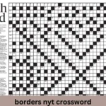 Borders NYT Crossword