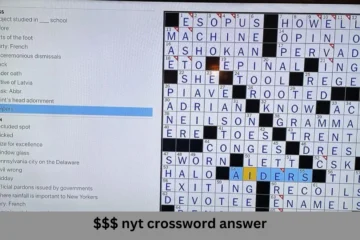 $$$ NYT Crossword Answer