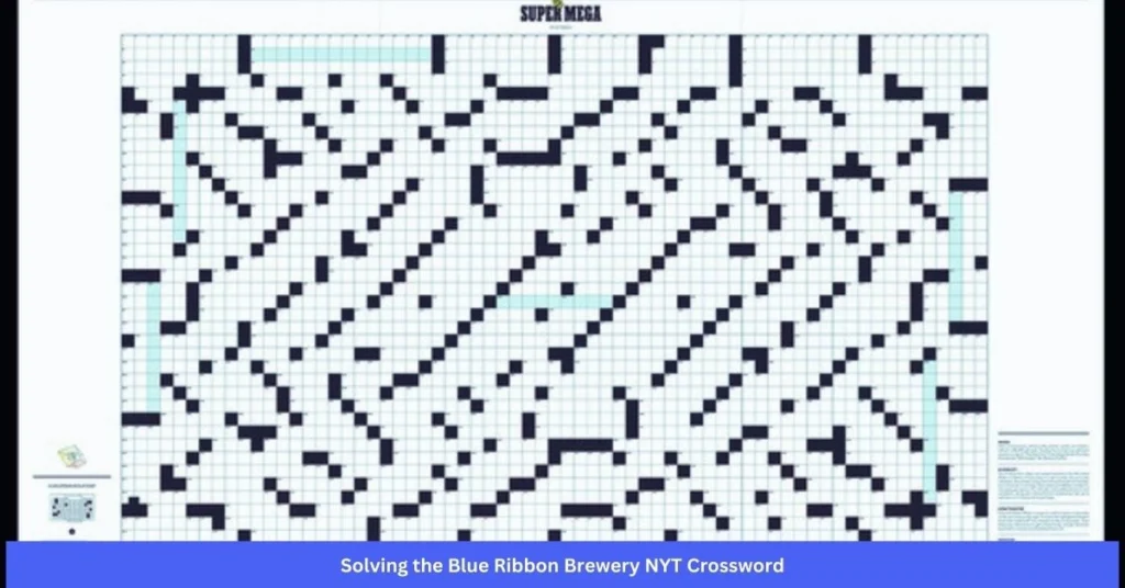 Blue Ribbon Brewery NYT Crossword