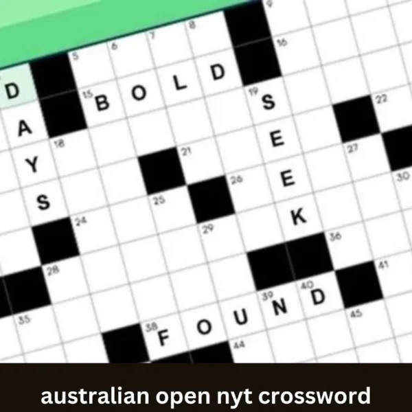 Australian Open NYT Crossword