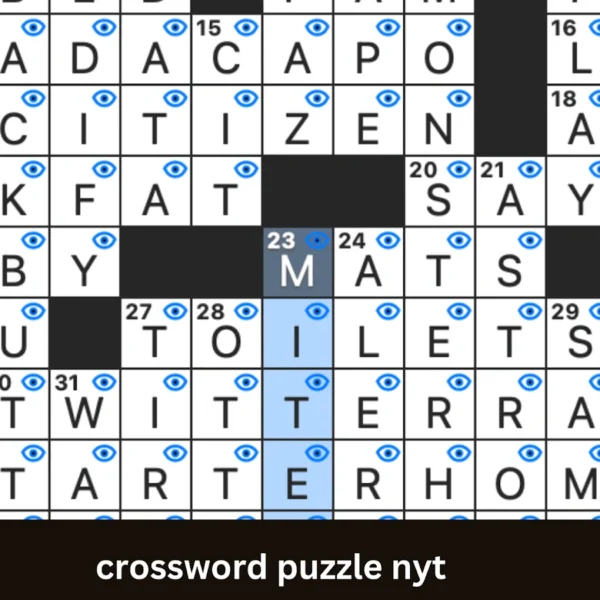 Crossword Puzzle NYT