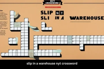 Slip in a Warehouse NYT Crossword