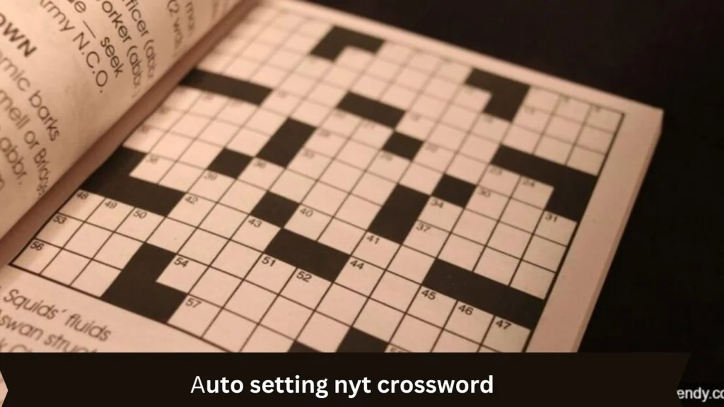 Auto Setting NYT Crossword