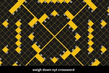 Weigh Down NYT Crossword