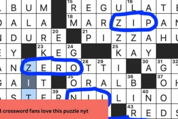 All Crossword Fans Love This Puzzle NYT