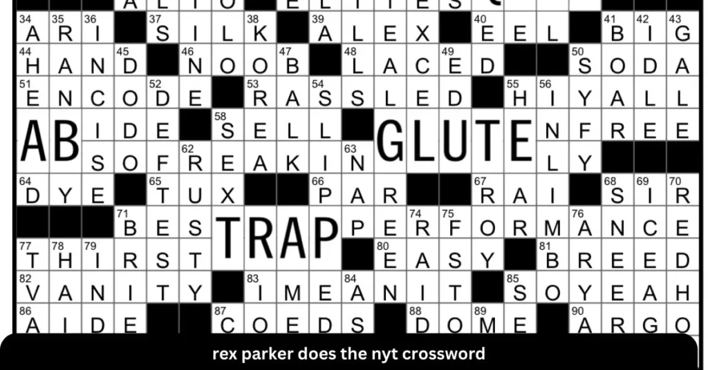 Rex Parker Does the NYT Crossword