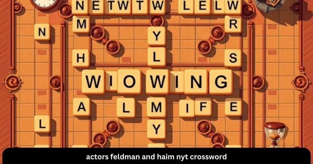 Actors Feldman and Haim NYT Crossword