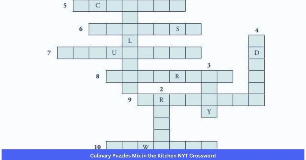 Mix in the Kitchen NYT Crossword