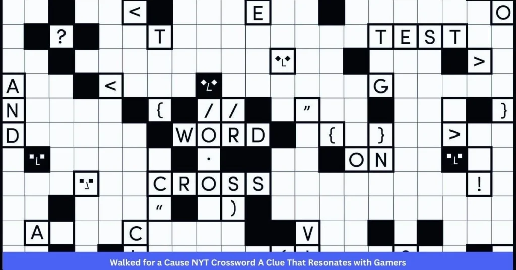 Walked for a Cause NYT Crossword