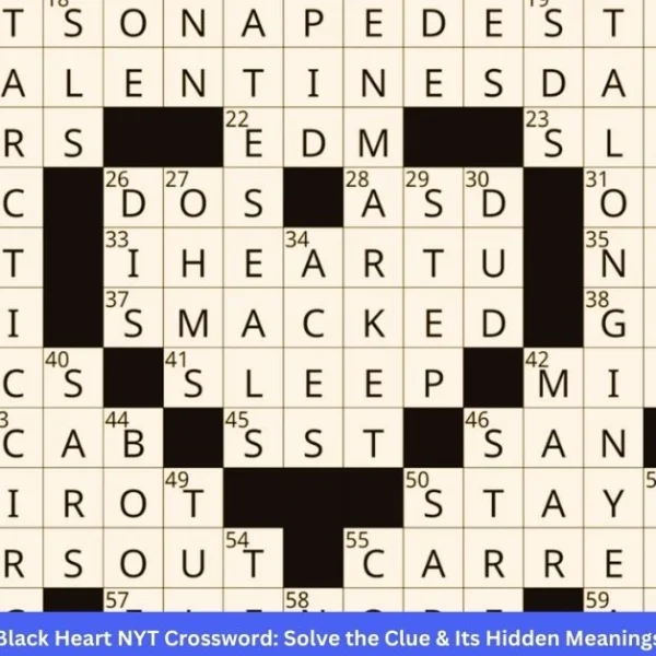 Black Heart NYT Crossword: Solve the Clue & Its Hidden Meanings